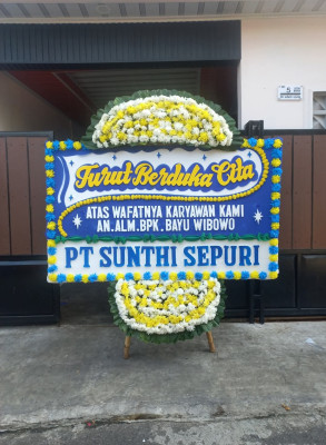 Papan Bunga Duka di Bantan Timur